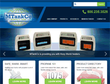 Tablet Screenshot of mtankco.com